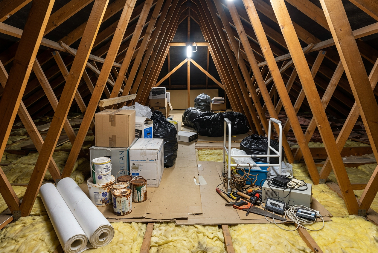 Loft Clearance in Ayrshire by SK Removals & Clearance